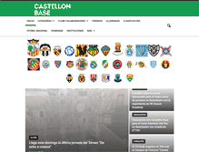 Tablet Screenshot of castellonbase.com